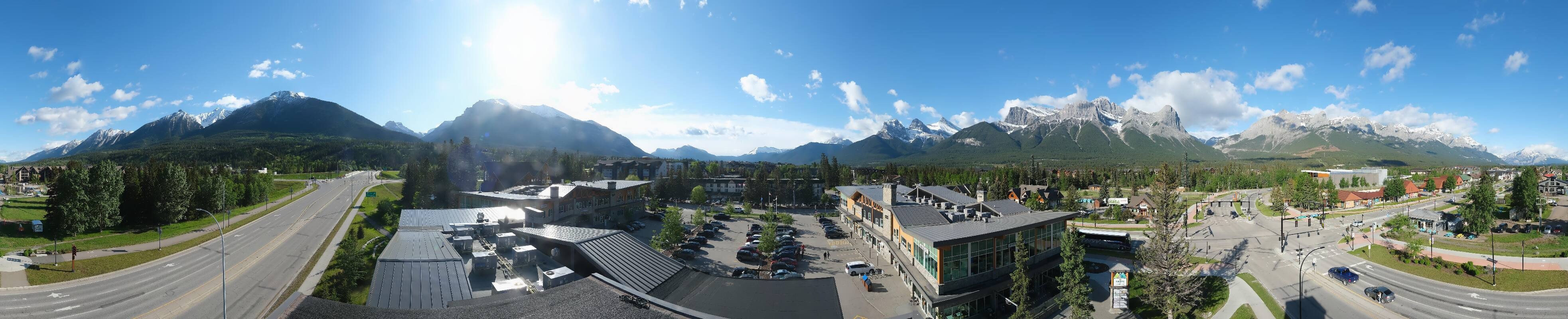 Archived image Webcam View of Canmore, Alberta