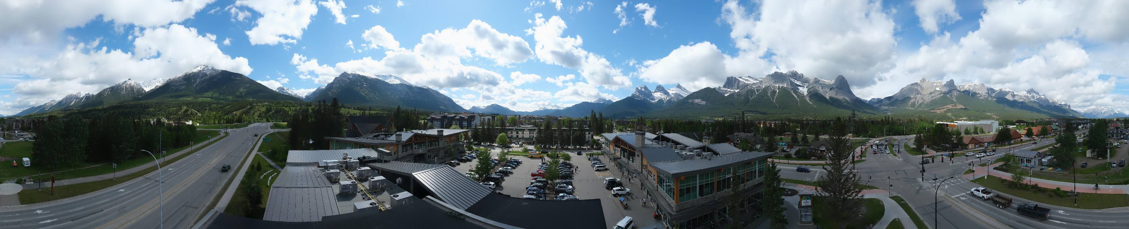 Archived image Webcam View of Canmore, Alberta