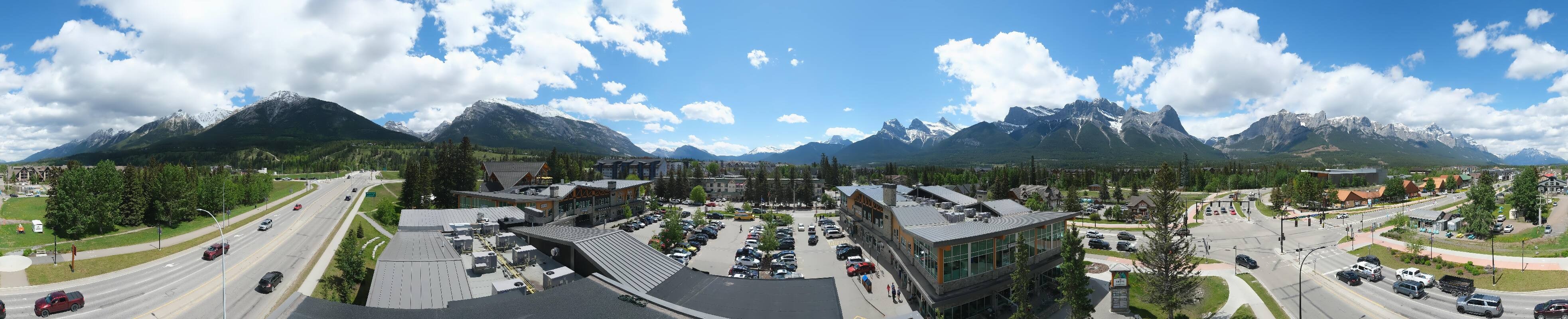 Archived image Webcam View of Canmore, Alberta