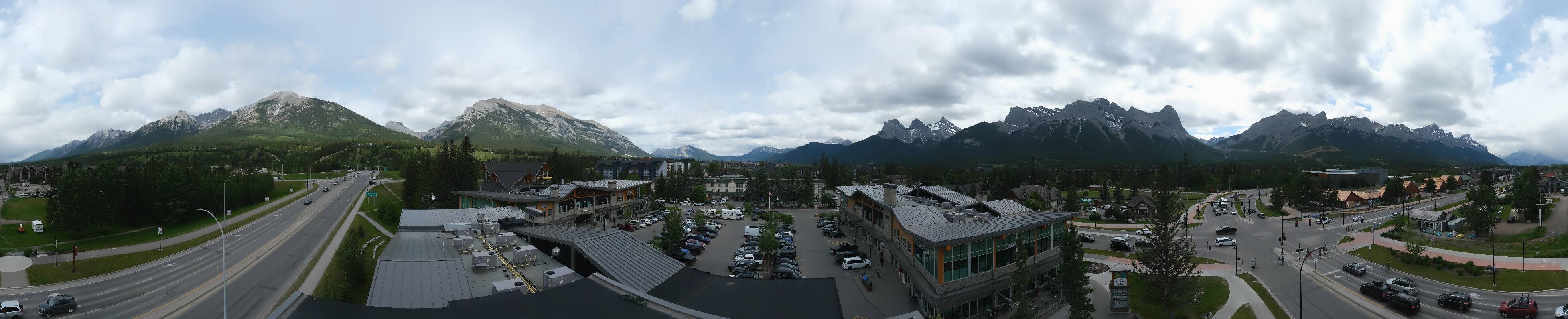 Archived image Webcam View of Canmore, Alberta