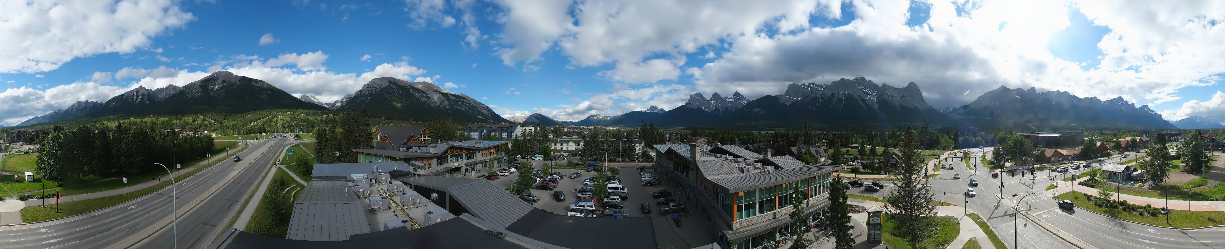 Archived image Webcam View of Canmore, Alberta