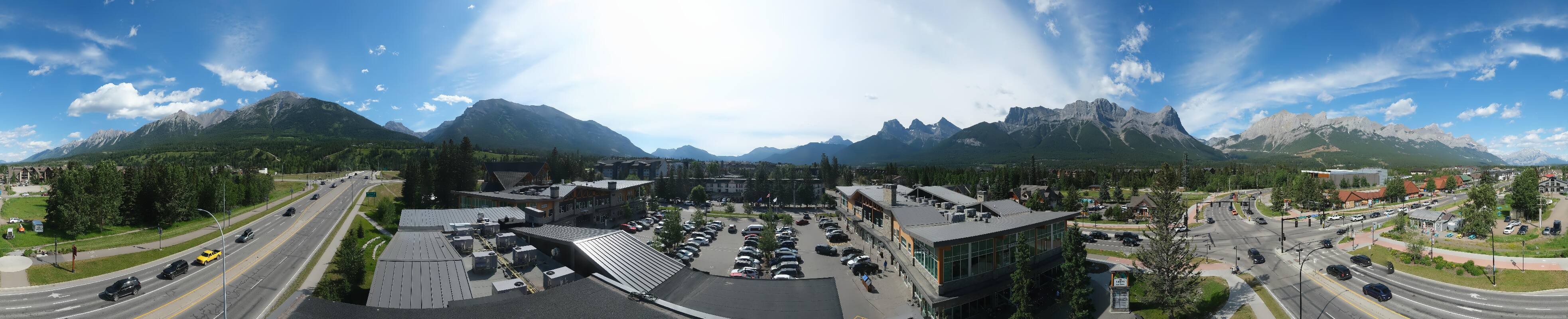 Archived image Webcam View of Canmore, Alberta