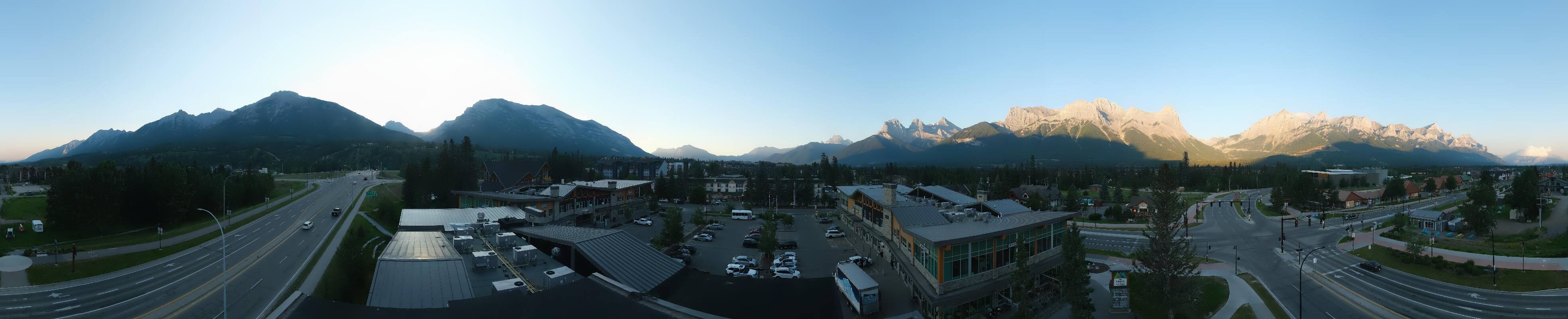 Archived image Webcam View of Canmore, Alberta