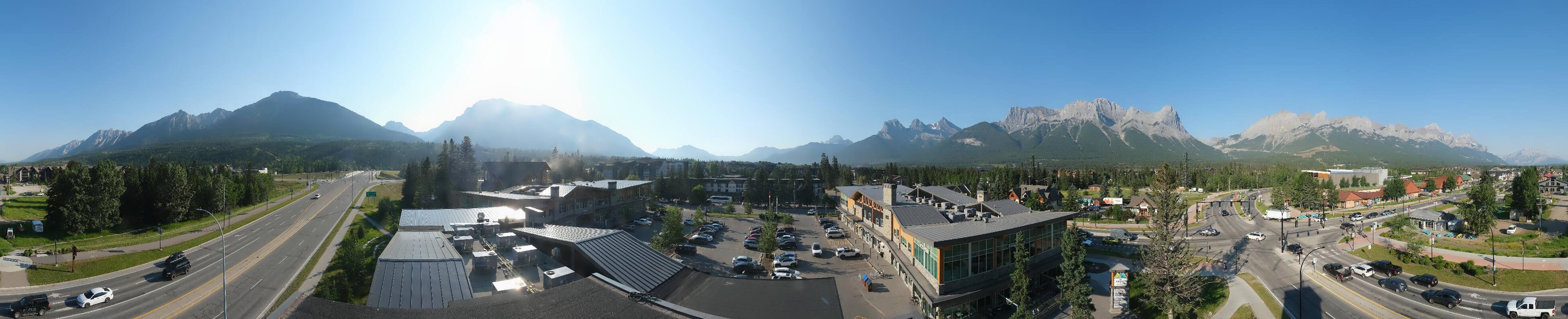 Archived image Webcam View of Canmore, Alberta