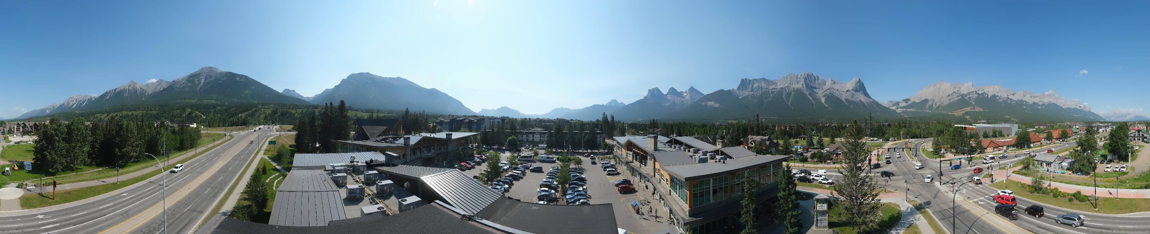 Archived image Webcam View of Canmore, Alberta