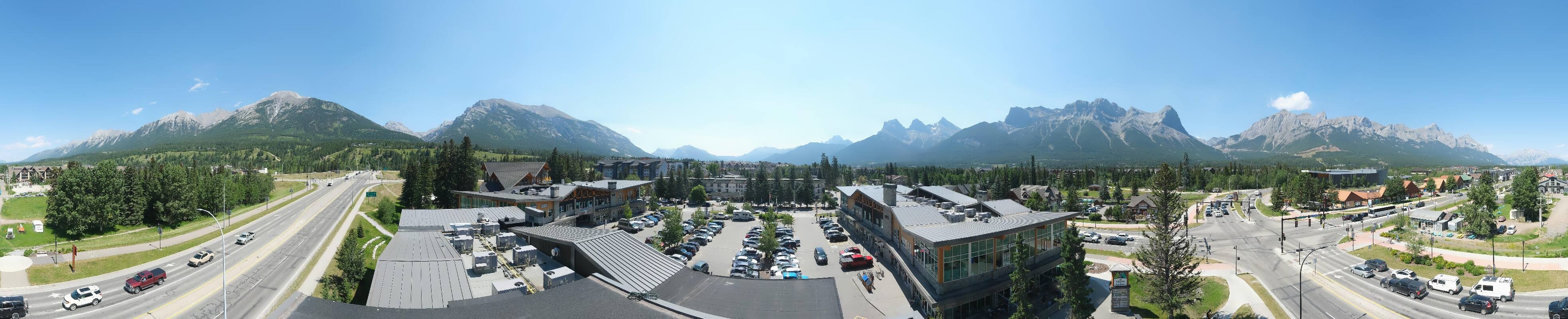 Archived image Webcam View of Canmore, Alberta
