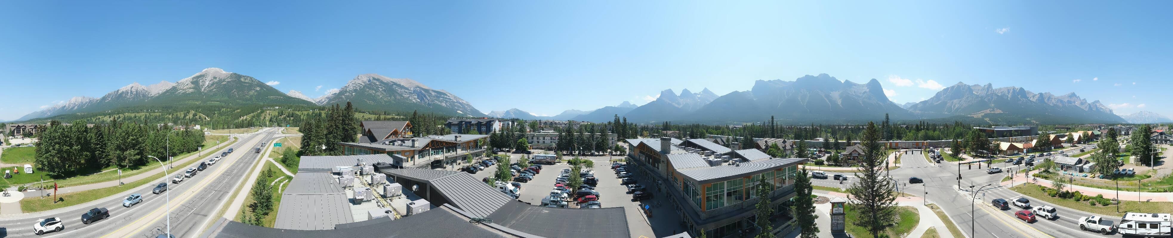 Archived image Webcam View of Canmore, Alberta
