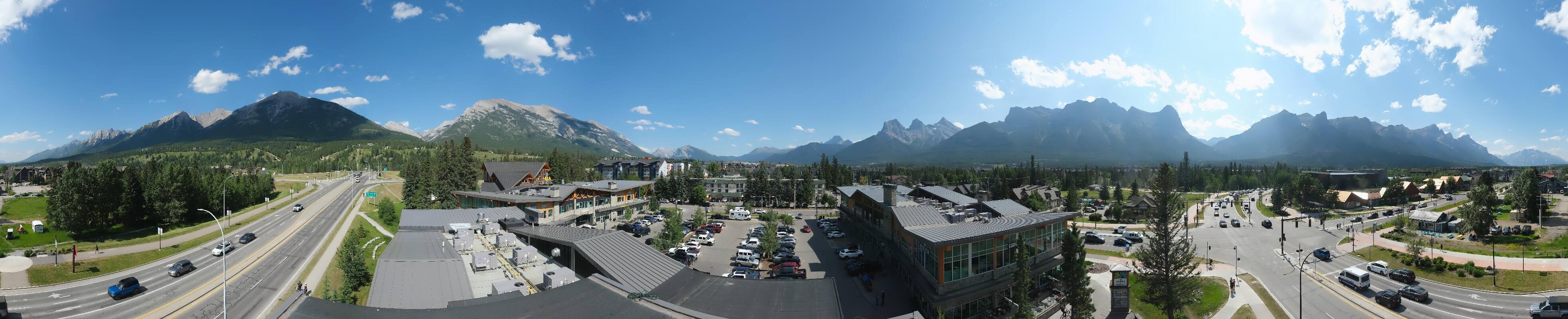 Archived image Webcam View of Canmore, Alberta