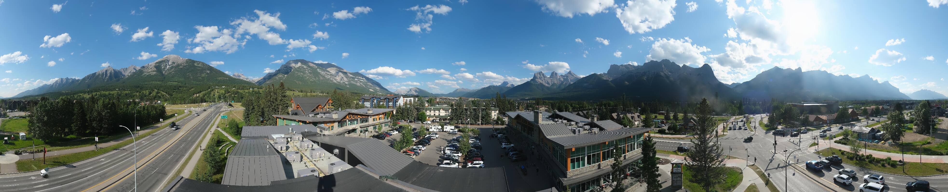 Archived image Webcam View of Canmore, Alberta