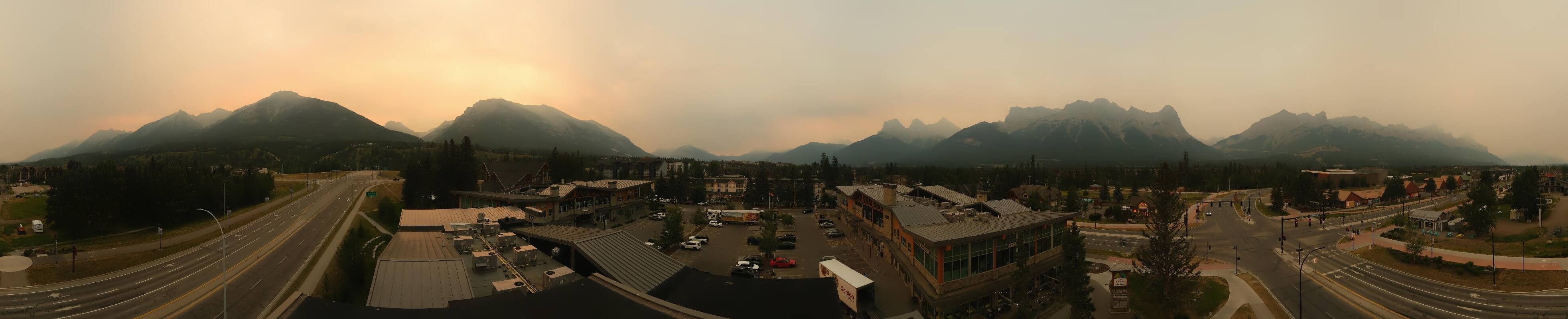 Archived image Webcam View of Canmore, Alberta