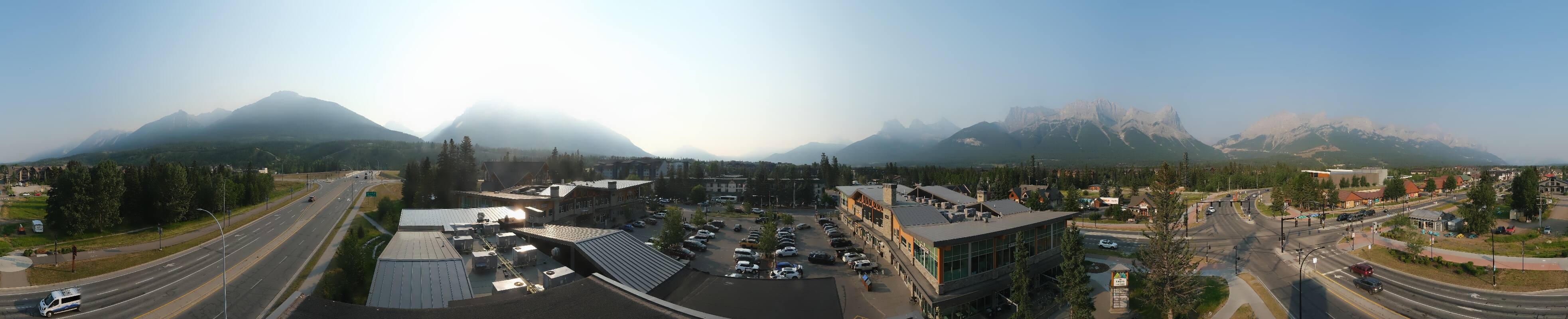 Archived image Webcam View of Canmore, Alberta