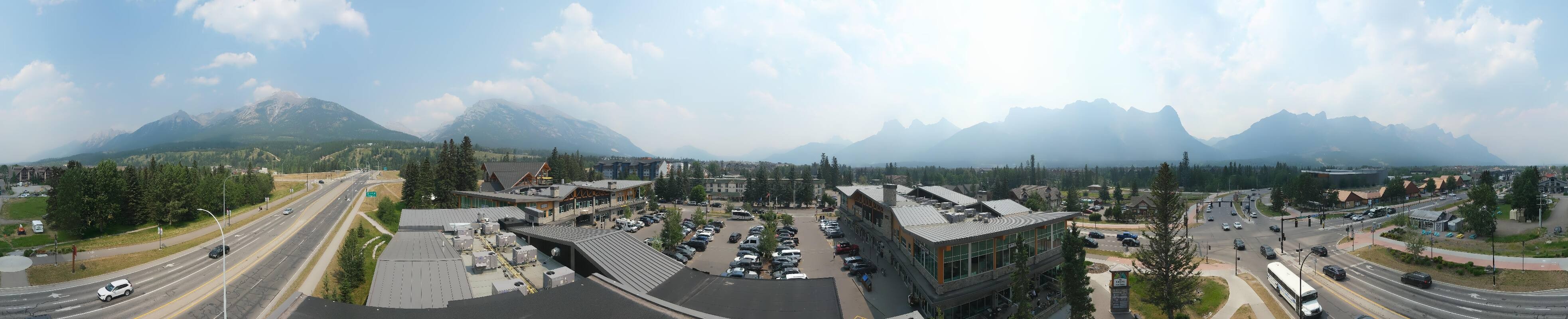 Archived image Webcam View of Canmore, Alberta