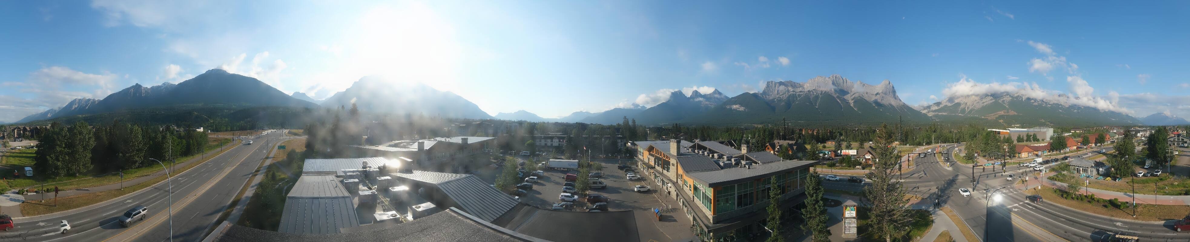 Archived image Webcam View of Canmore, Alberta