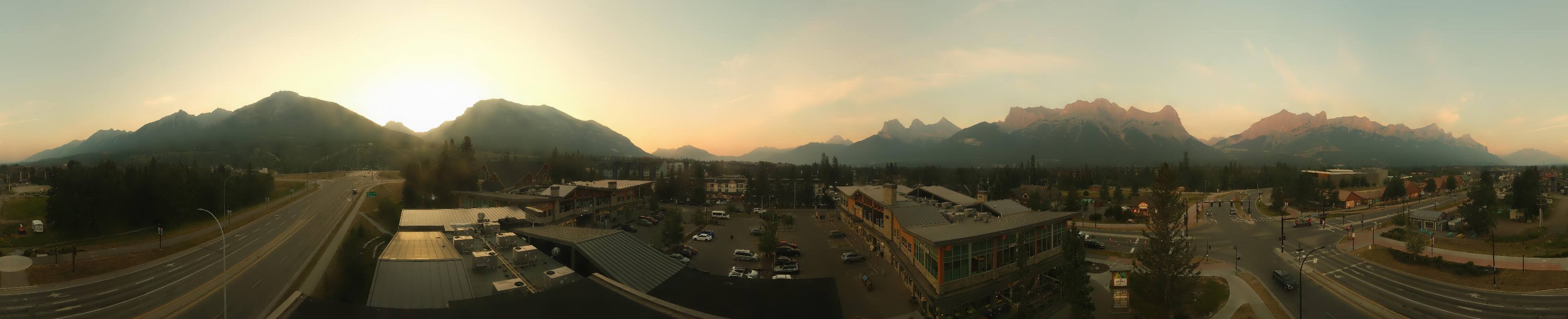 Archived image Webcam View of Canmore, Alberta