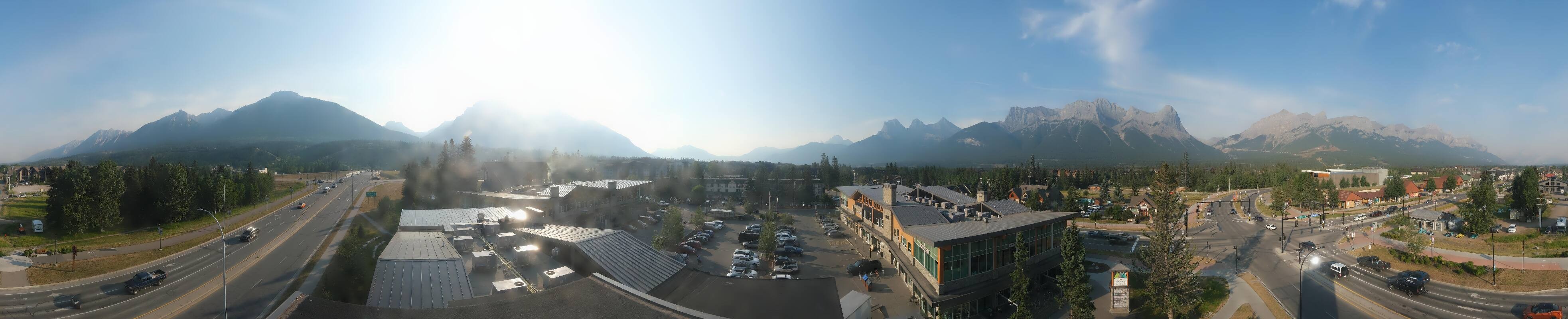Archived image Webcam View of Canmore, Alberta