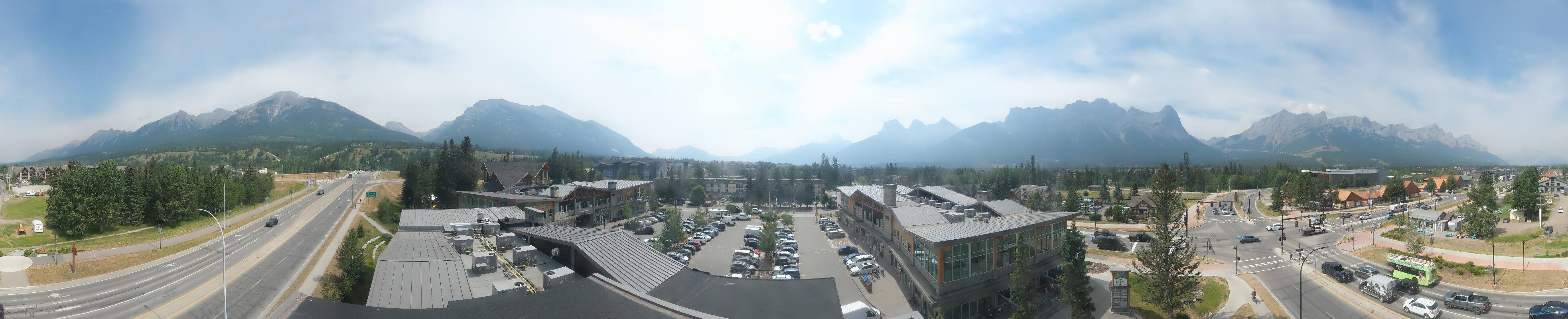 Archived image Webcam View of Canmore, Alberta