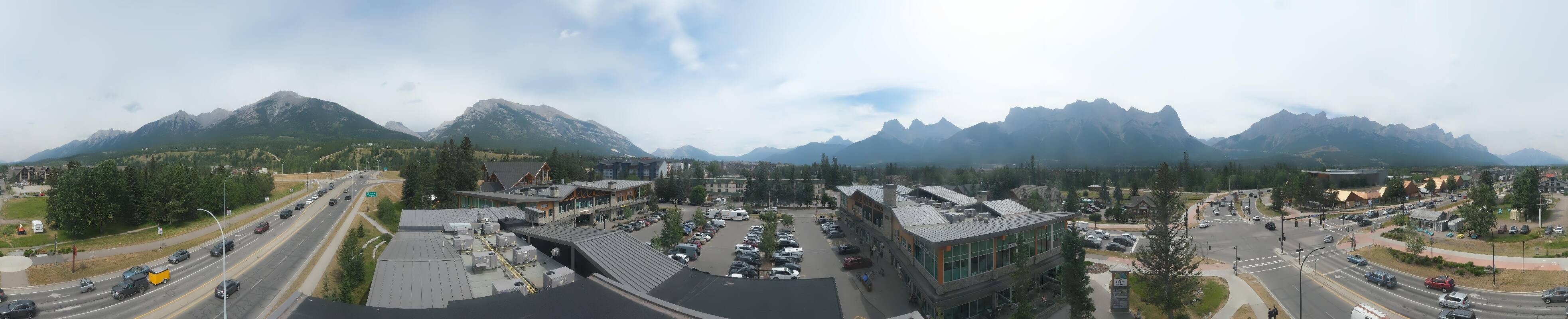 Archived image Webcam View of Canmore, Alberta