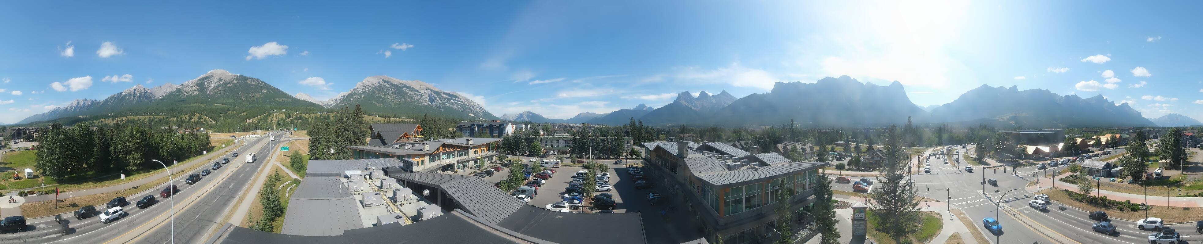 Archived image Webcam View of Canmore, Alberta