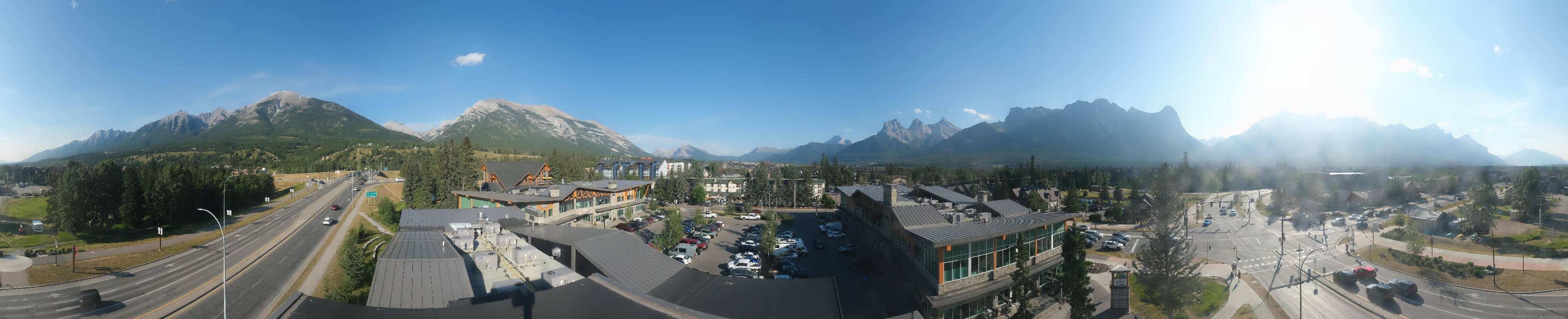 Archived image Webcam View of Canmore, Alberta