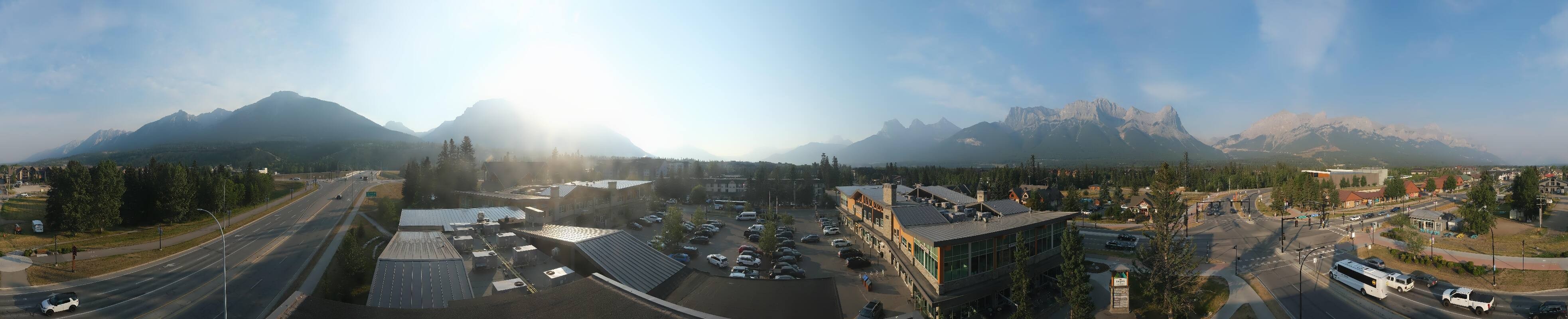 Archived image Webcam View of Canmore, Alberta