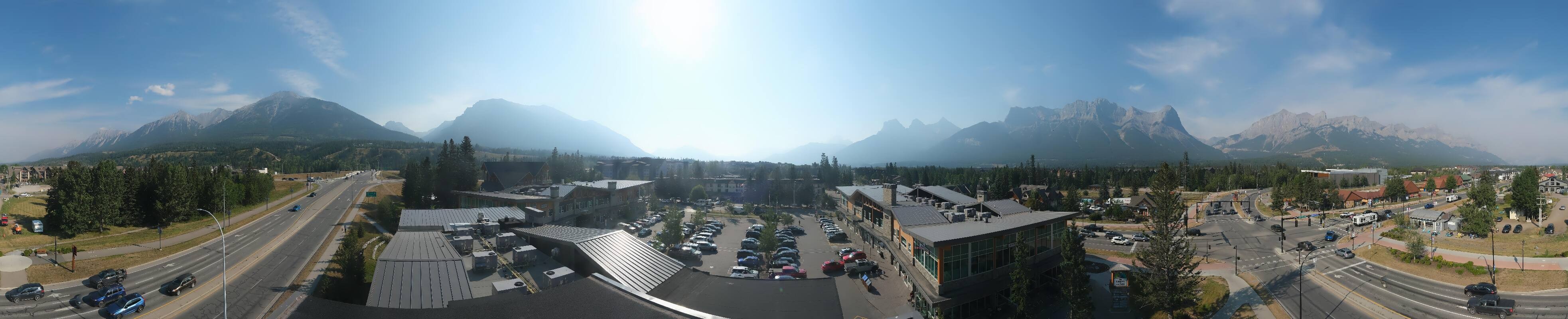 Archived image Webcam View of Canmore, Alberta