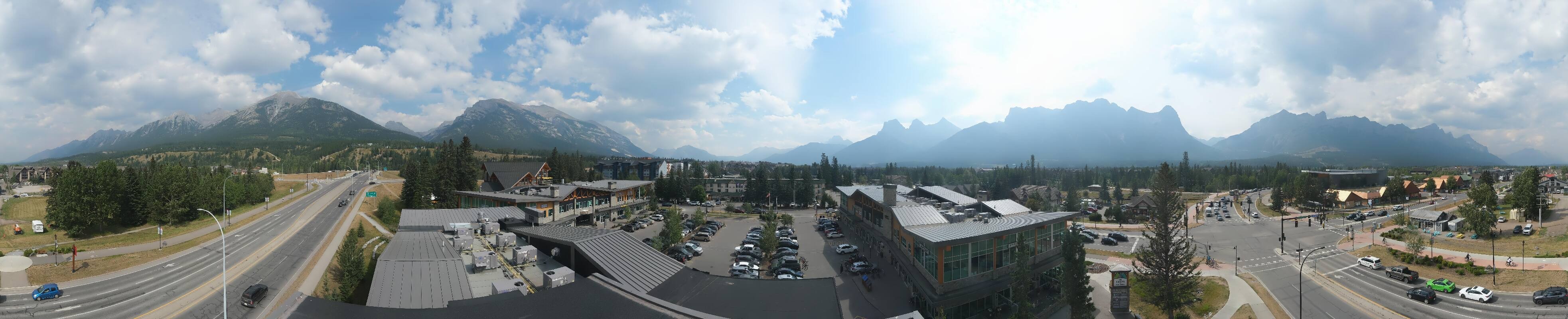 Archived image Webcam View of Canmore, Alberta