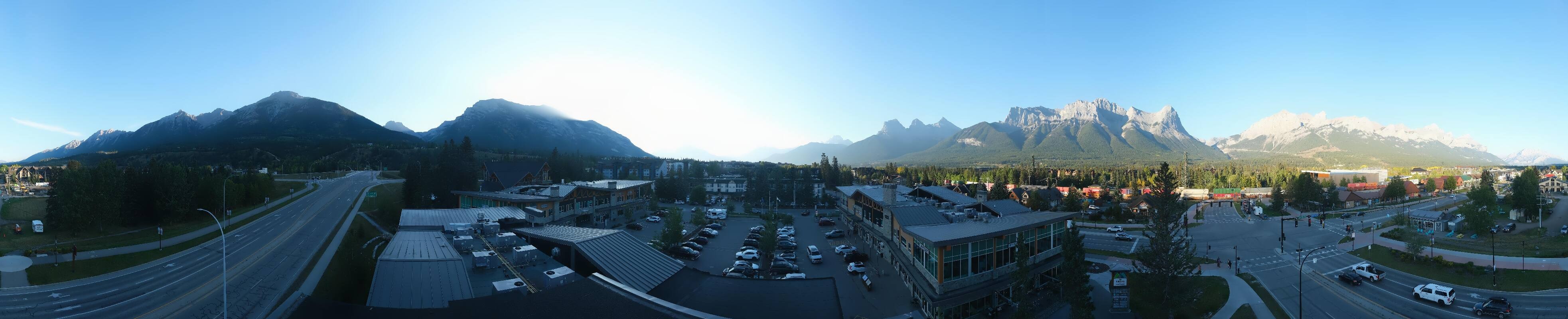Archived image Webcam View of Canmore, Alberta