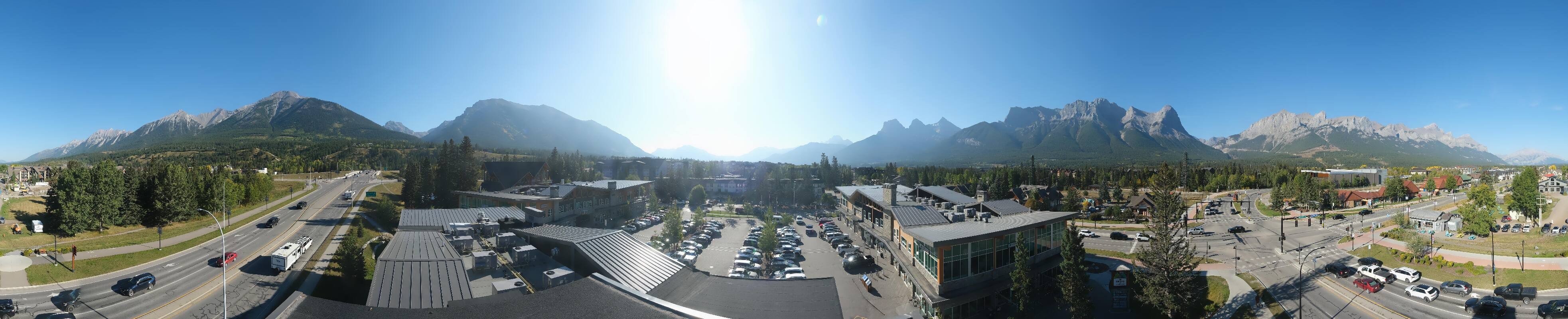 Archived image Webcam View of Canmore, Alberta