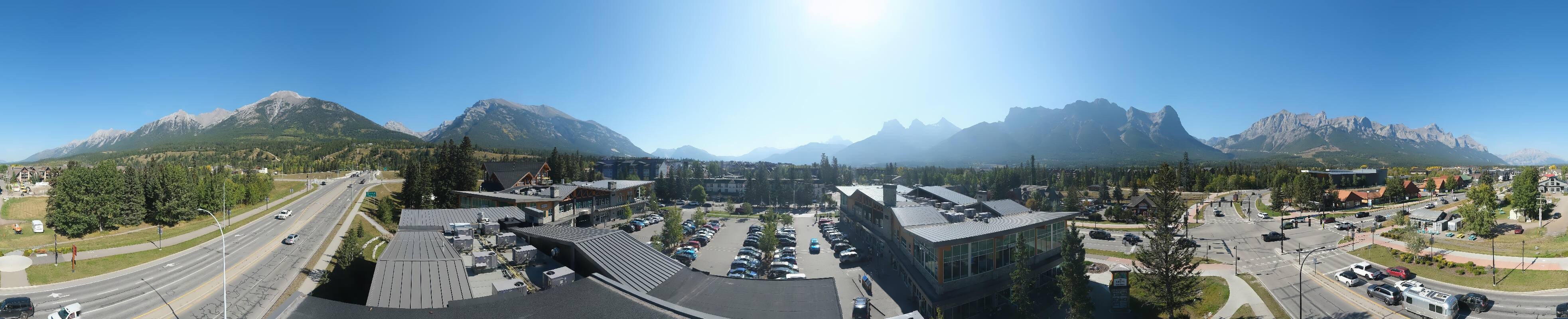 Archived image Webcam View of Canmore, Alberta