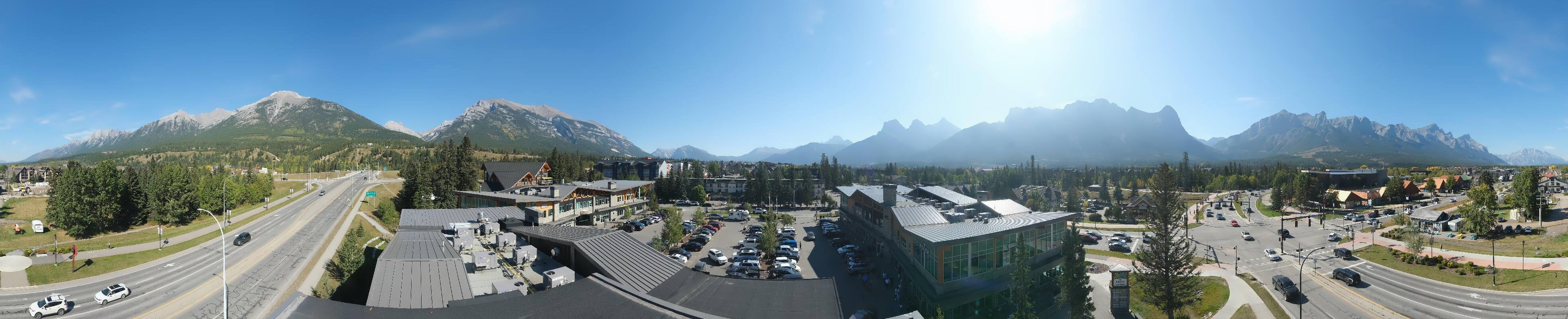 Archived image Webcam View of Canmore, Alberta