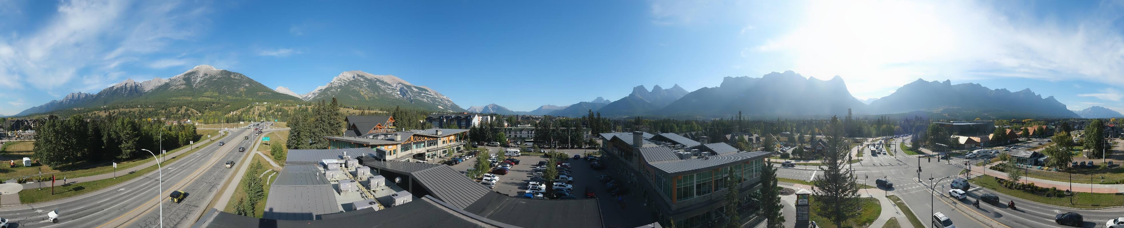 Archived image Webcam View of Canmore, Alberta