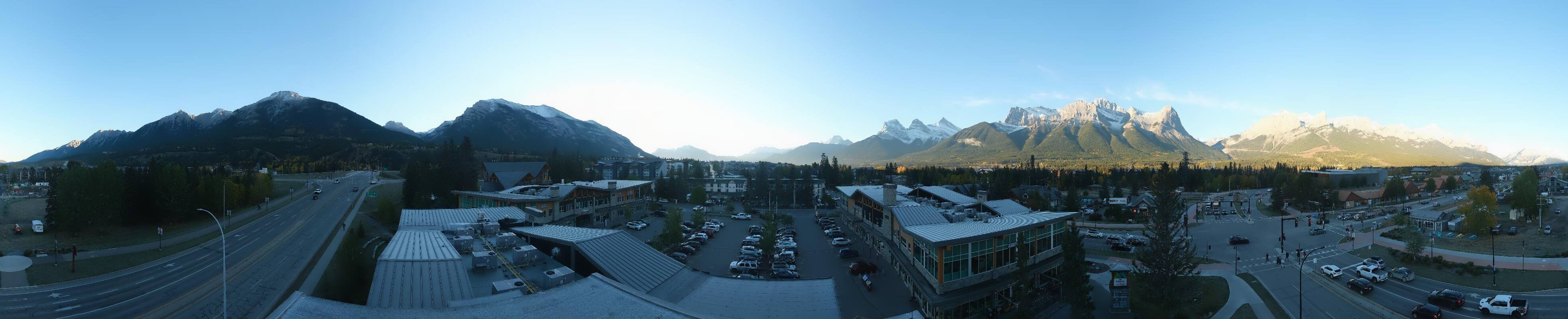 Archived image Webcam View of Canmore, Alberta