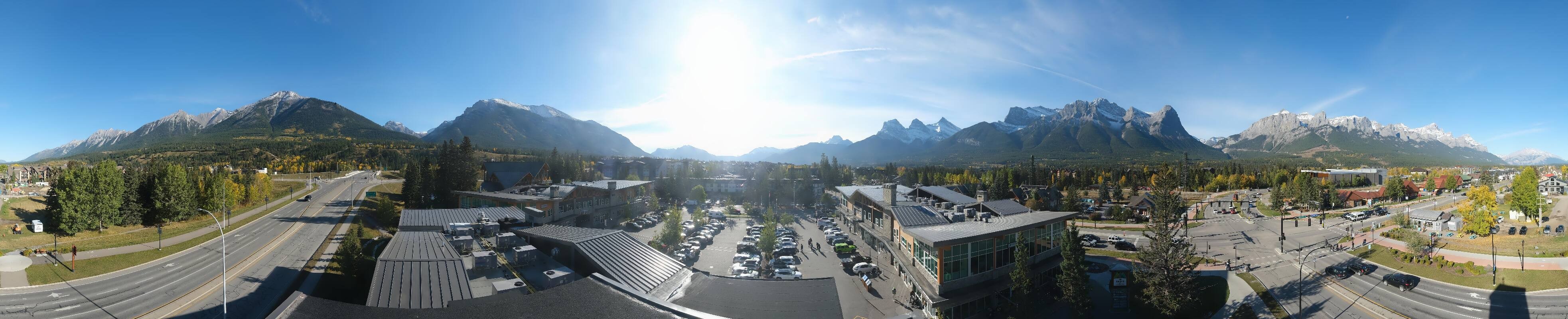 Archived image Webcam View of Canmore, Alberta