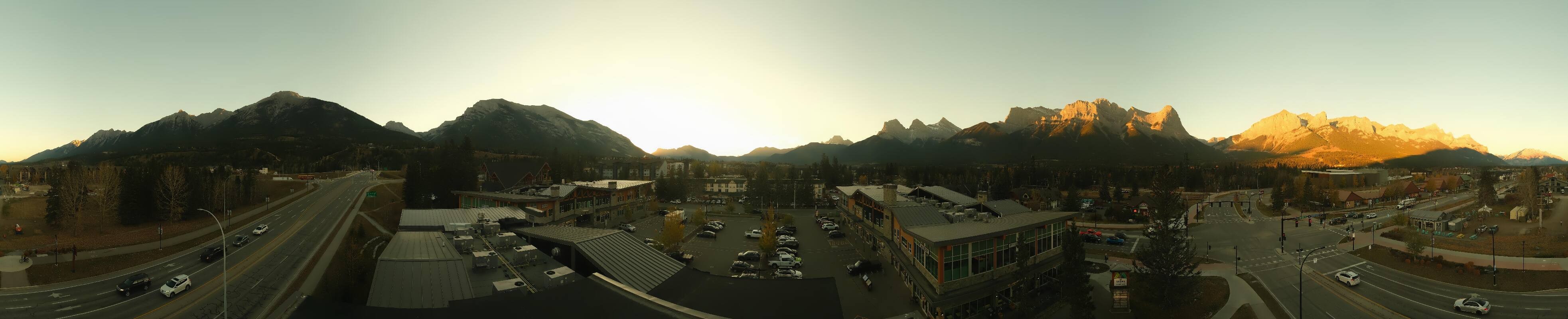 Archived image Webcam View of Canmore, Alberta