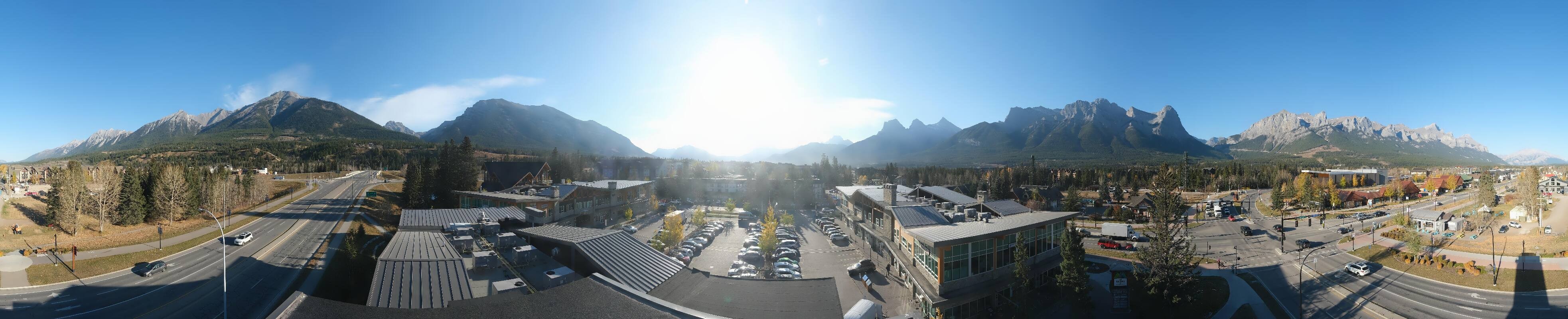 Archived image Webcam View of Canmore, Alberta
