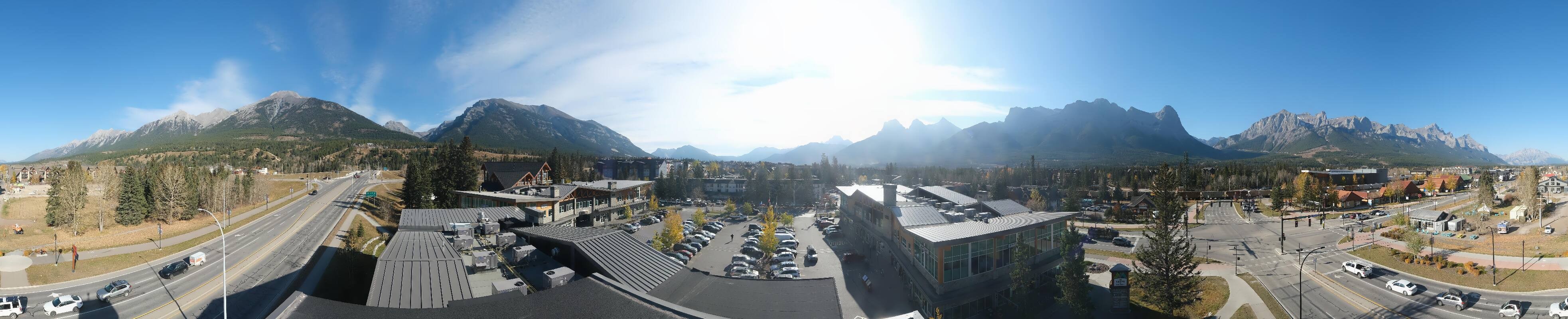 Archived image Webcam View of Canmore, Alberta