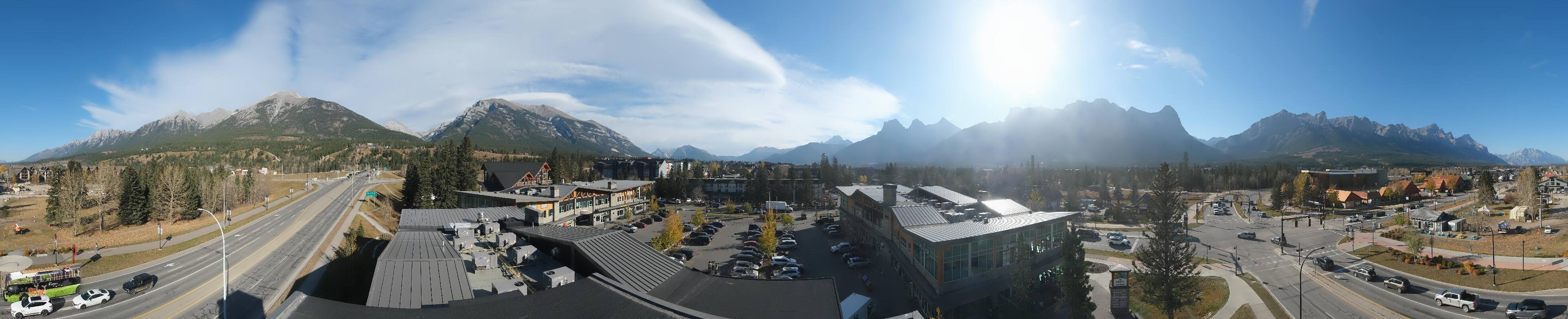Archived image Webcam View of Canmore, Alberta