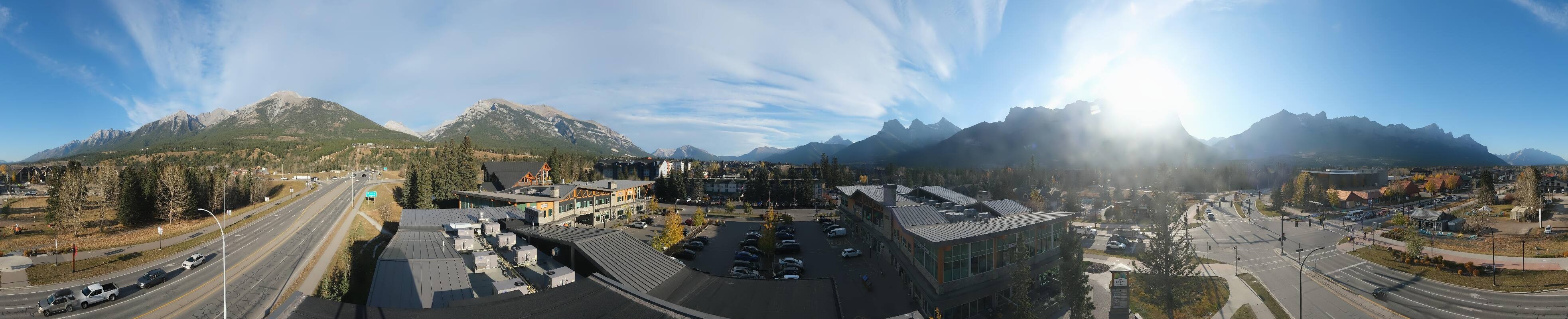 Archived image Webcam View of Canmore, Alberta