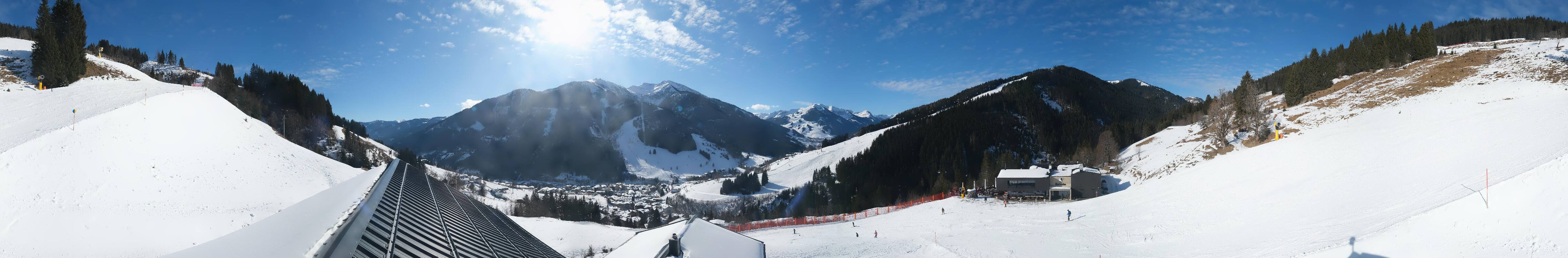 Archived image Webcam Saalbach - View from the Maisalm