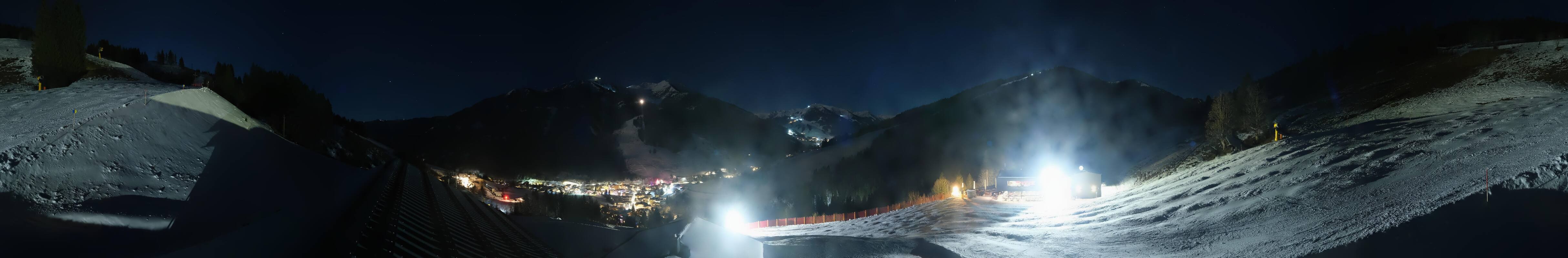 Archived image Webcam Saalbach - View from the Maisalm