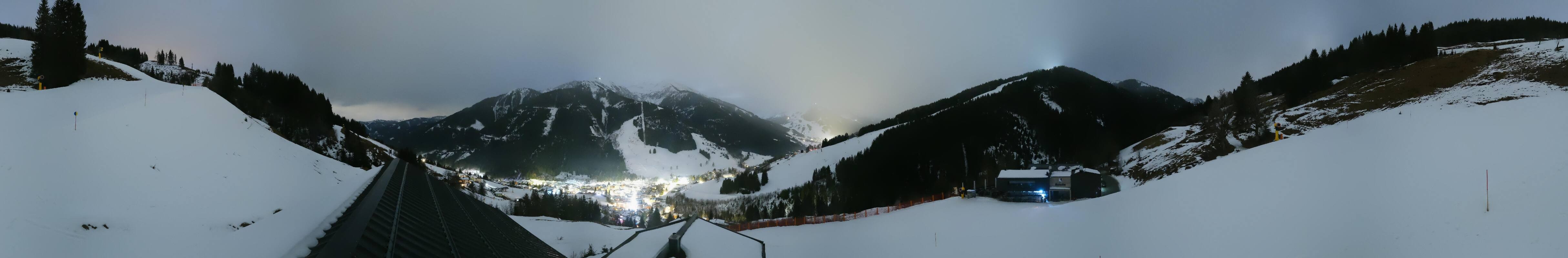 Archived image Webcam Saalbach - View from the Maisalm