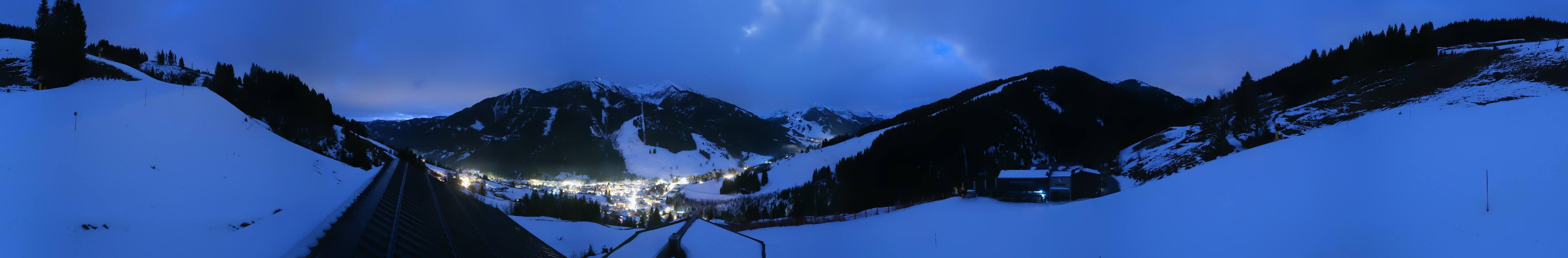 Archived image Webcam Saalbach - View from the Maisalm