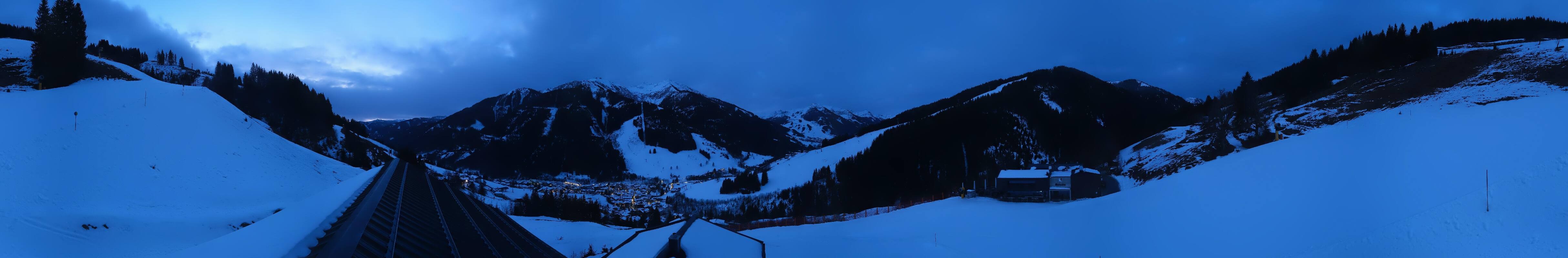 Archived image Webcam Saalbach - View from the Maisalm
