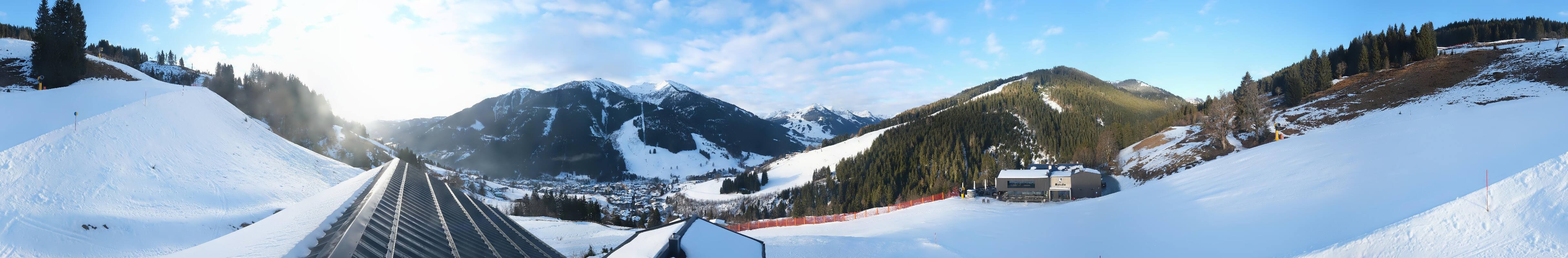 Archived image Webcam Saalbach - View from the Maisalm