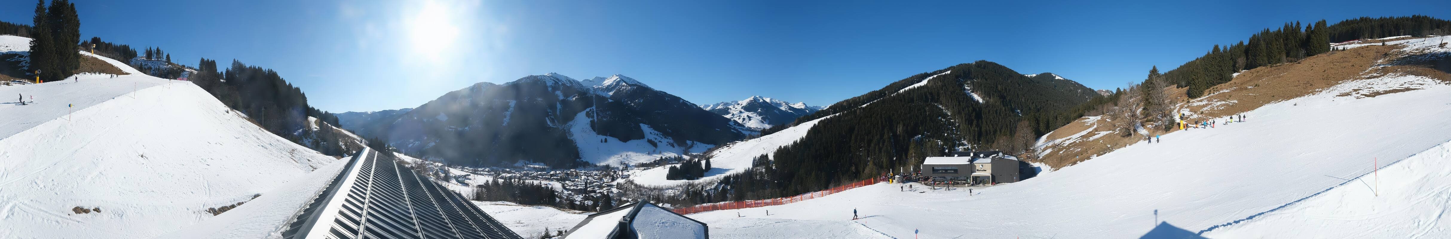 Archiv Foto Webcam Saalbach - Blick von der Maisalm