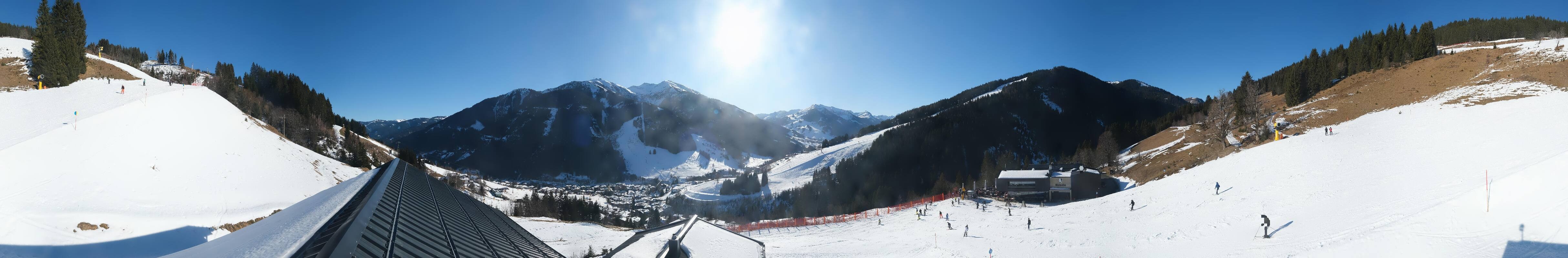 Archiv Foto Webcam Saalbach - Blick von der Maisalm
