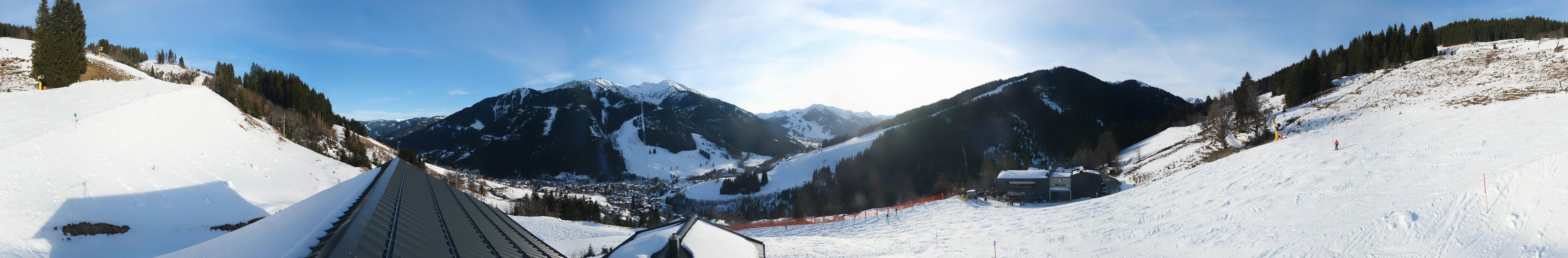 Archived image Webcam Saalbach - View from the Maisalm