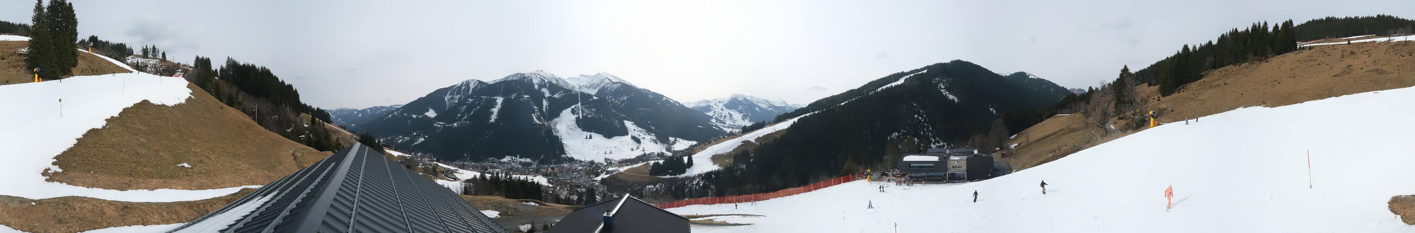 Archiv Foto Webcam Saalbach - Blick von der Maisalm