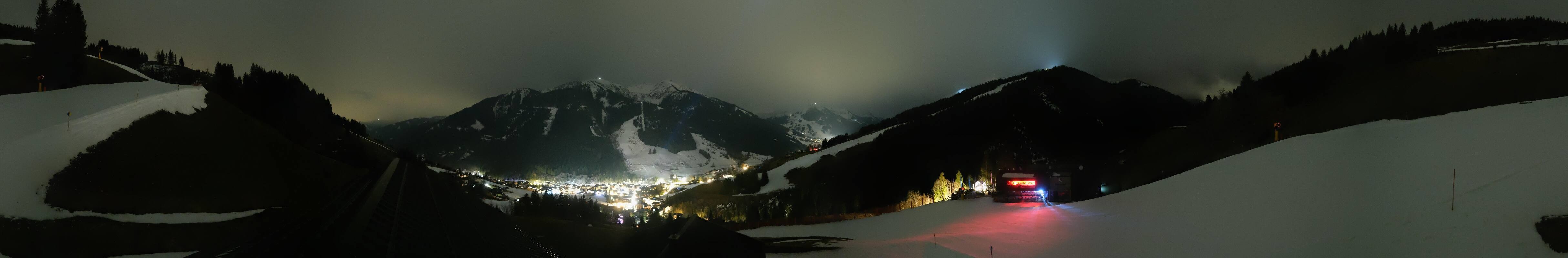 Archived image Webcam Saalbach - View from the Maisalm
