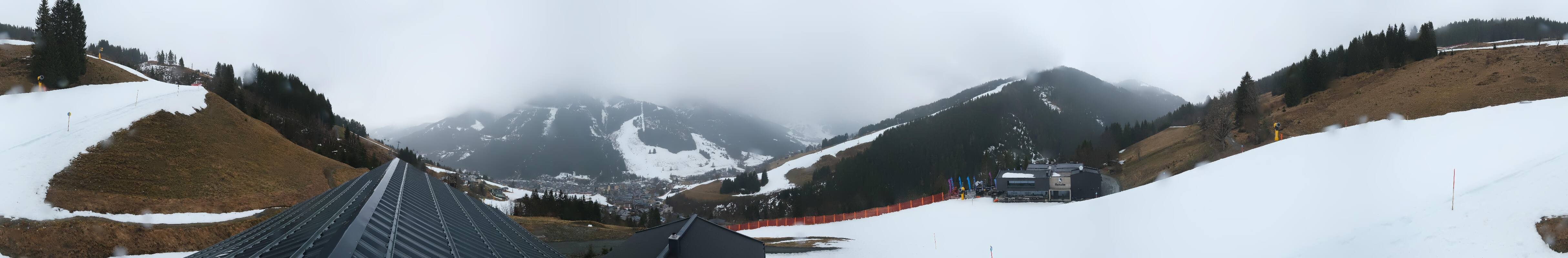 Archived image Webcam Saalbach - View from the Maisalm